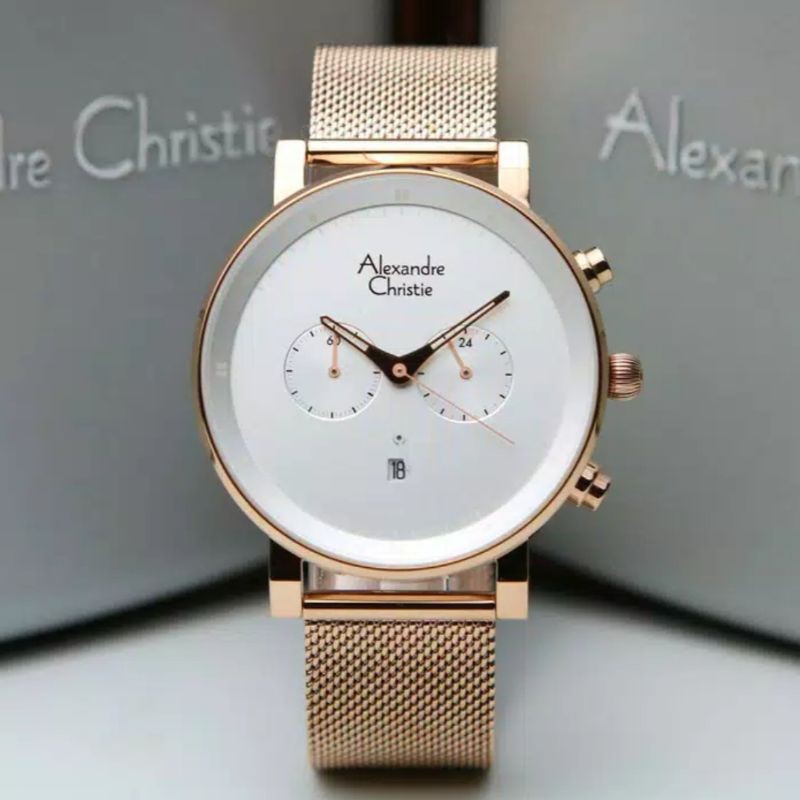 JAM TANGAN PRIA ALEXANDRE CHRISTIE 6547 AC 6547 Ac 6547 ORIGINAL [ GARANSI RESMI 1 TAHUN ]