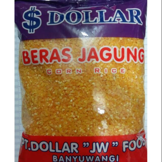 

Beras jagung merk dollar 500gr