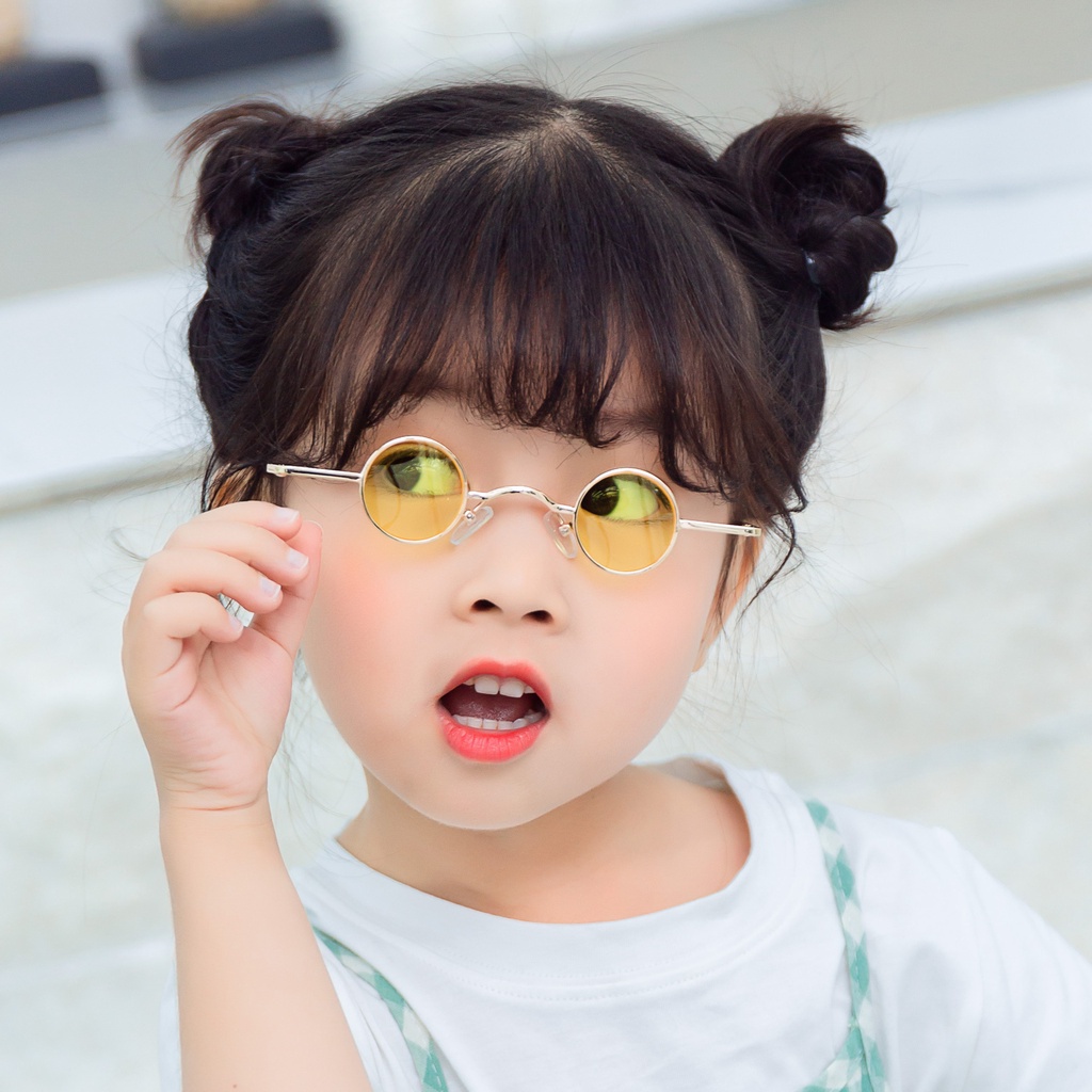 Premium Kacamata Bulat Anak Kecil Perempuan Wanita Cewe Cewek Putri Lucu Imut Fashion Asian Korean Style