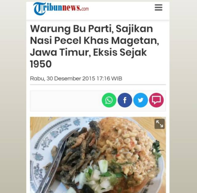 Sambel Pecel Bu Parti Magetan ( ASLI )