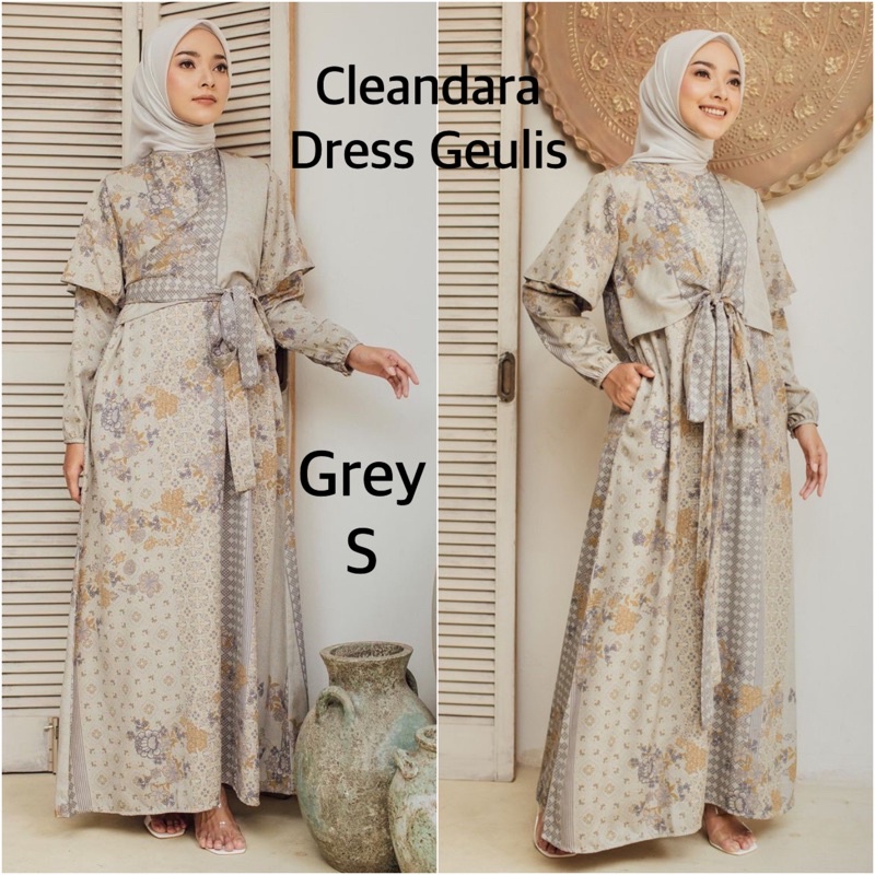 CLEANDARA DRESS GEULIS | PAKAIAN MUSLIM | WANITA |