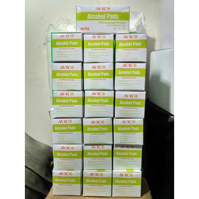 Tissue Alkoho 100pcsl / Alkohol Pads / Alcohol Swabs / tisu alkohol avico