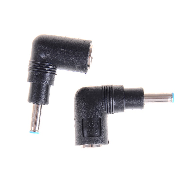 {LUCKID}2Pcs DC Power Cable 7.4*5MM Female To 4.5*3MM Central Pin Adapter For HP Dell