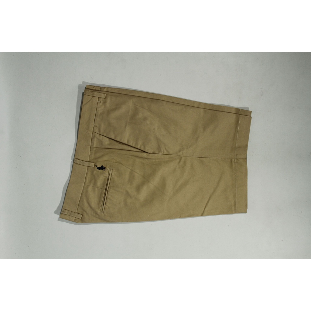 COD Celana Pendek Chino Pria Polo Warna Khaki 100% Original Brand