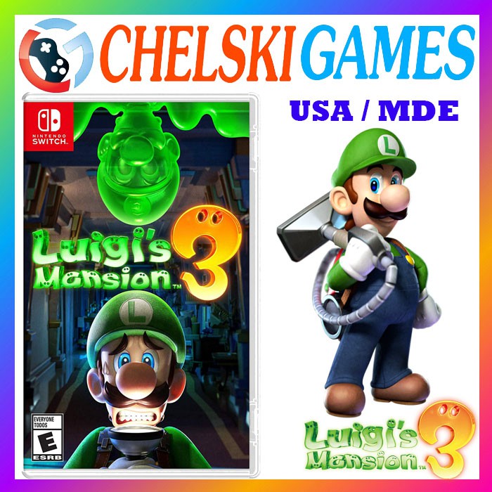 nintendo switch luigi's mansion 3