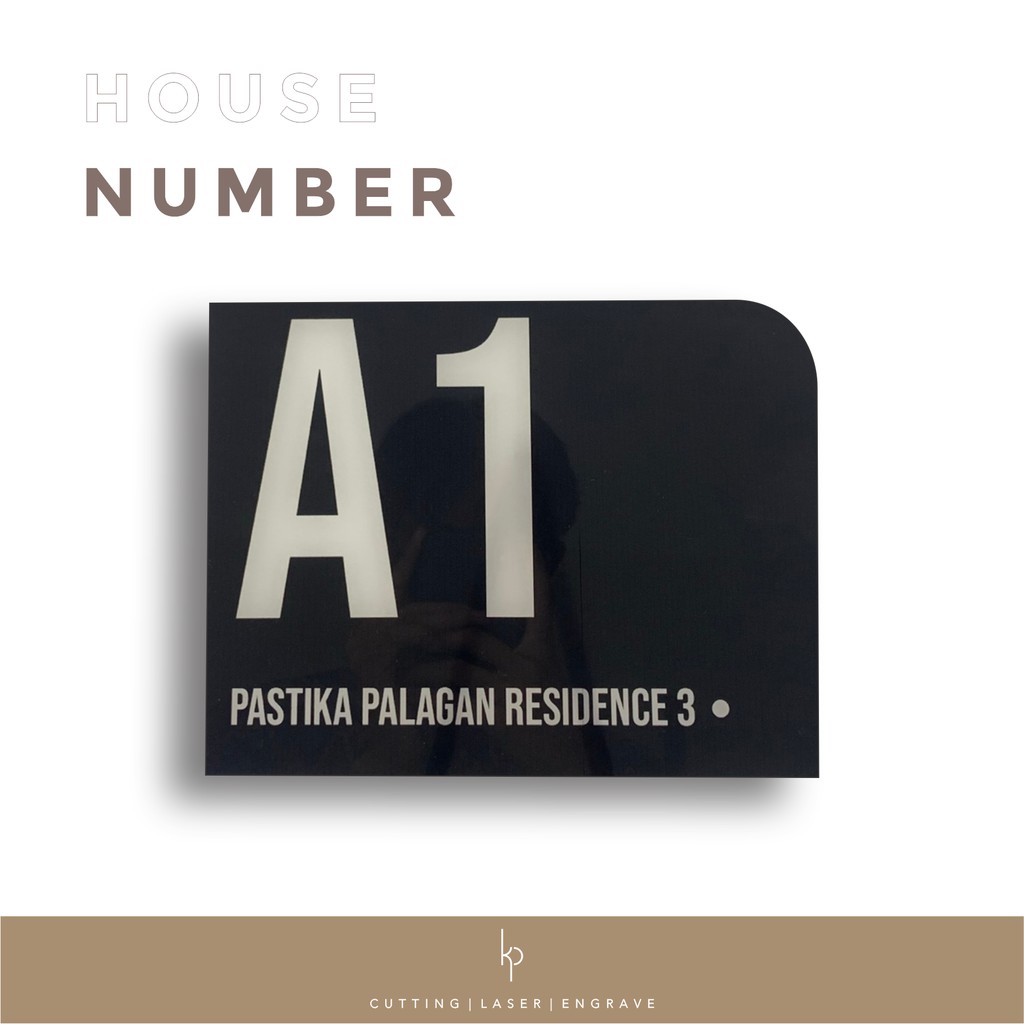 House Number / Room Number / Number Acrylic / Nomor Kamar Akrilik / Nomor Rumah - PRINT UV