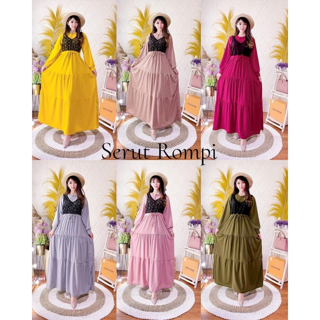 gamis rompi voxy serut
