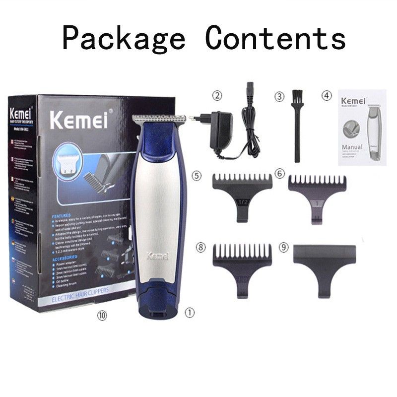 KEMEI KM-5021 Electric Hair Clippers Rechargeable | Hair Trimmers Haircut Machine