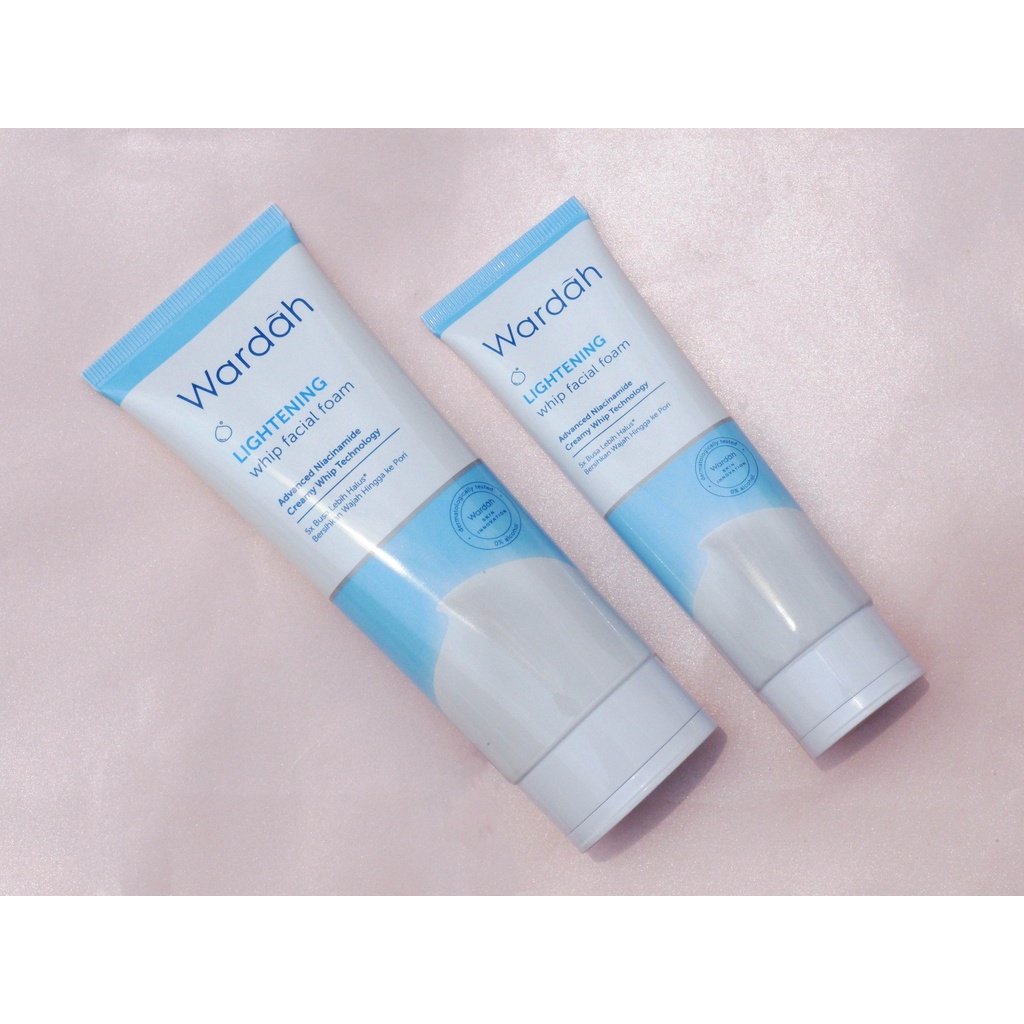 BARU!!! Wardah Lightening Whip Facial Foam 50ml / PEMBERSIH WAJAH