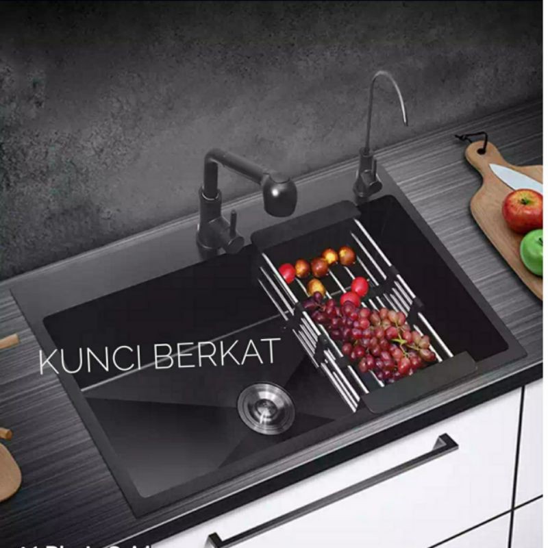 Kitchen sink Black 5040/Bak Cuci Piring Hitam/Sus 304