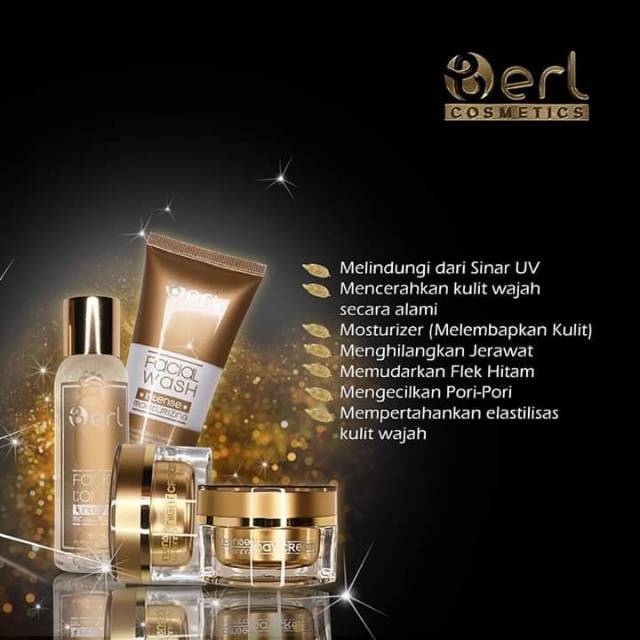 Skincare terbaik perawatan wajah lengkap Berl Kosmetik/paket wajah/penghilang jerawat/kulit sensitif