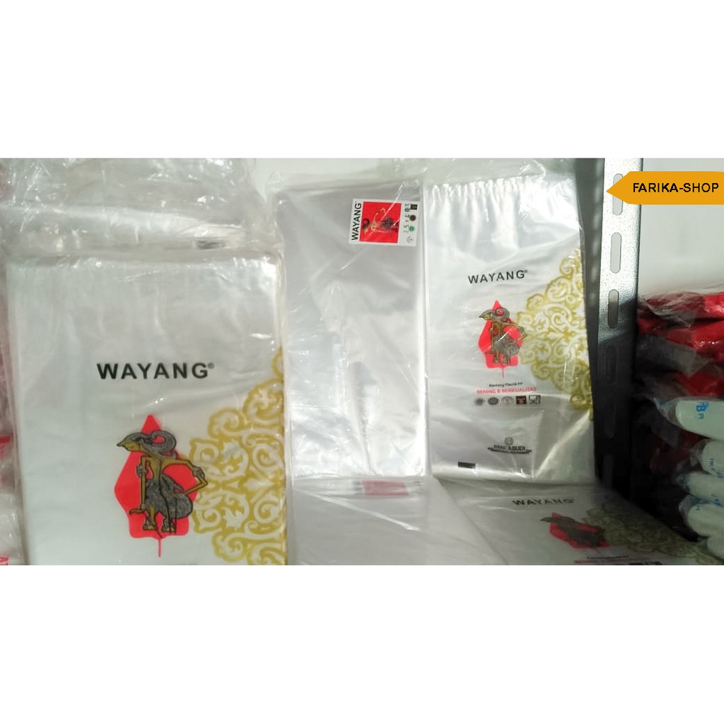 Jual Plastik Pp Wayang Plastik Bening Cap Wayang Uk X Cm X