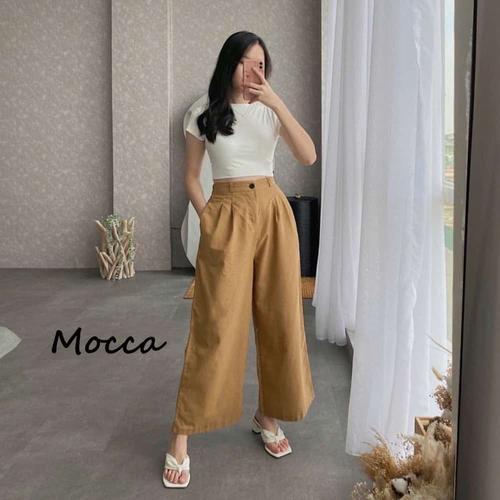 ELAINE PANT CULLOTE KATUN RAMI CELANA WANITA MURAH &lt;