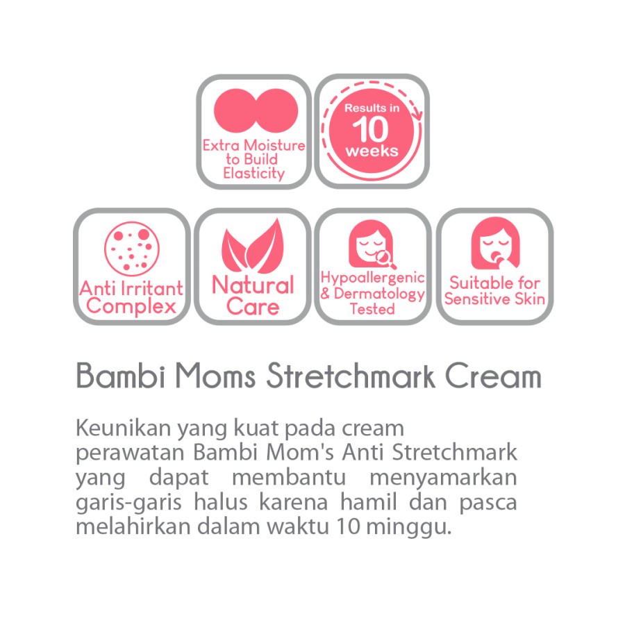 Bambi Baby Moms Stretchmark Cream 100ml