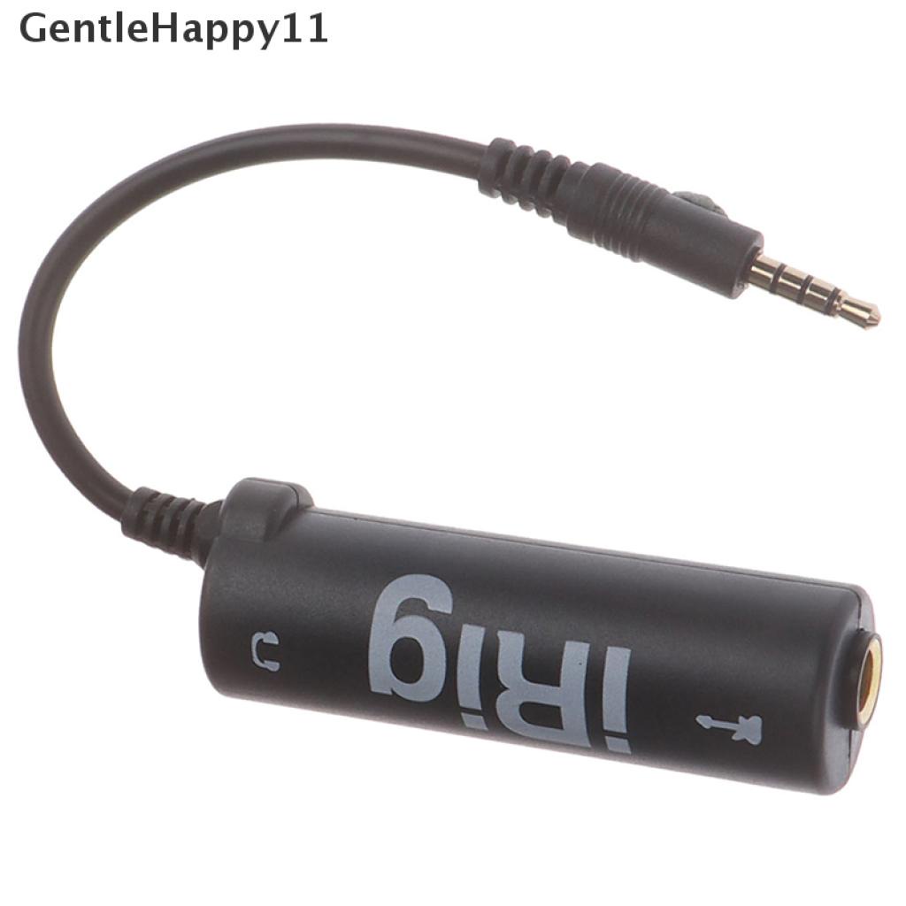 Gentlehappy 1Pc Konverter I-Rig Interface Gitar Pengganti Untuk Handphone