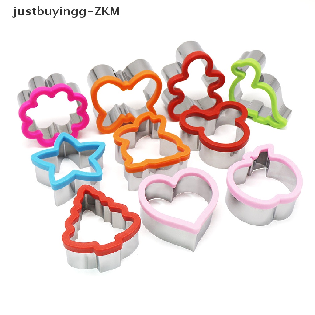 1 Pc / Set Alat Cetakan Pemotong Sandwich Bentuk Hewan Dinosaurus Butterfly Heart Bahan Stainless Steel Untuk Anak