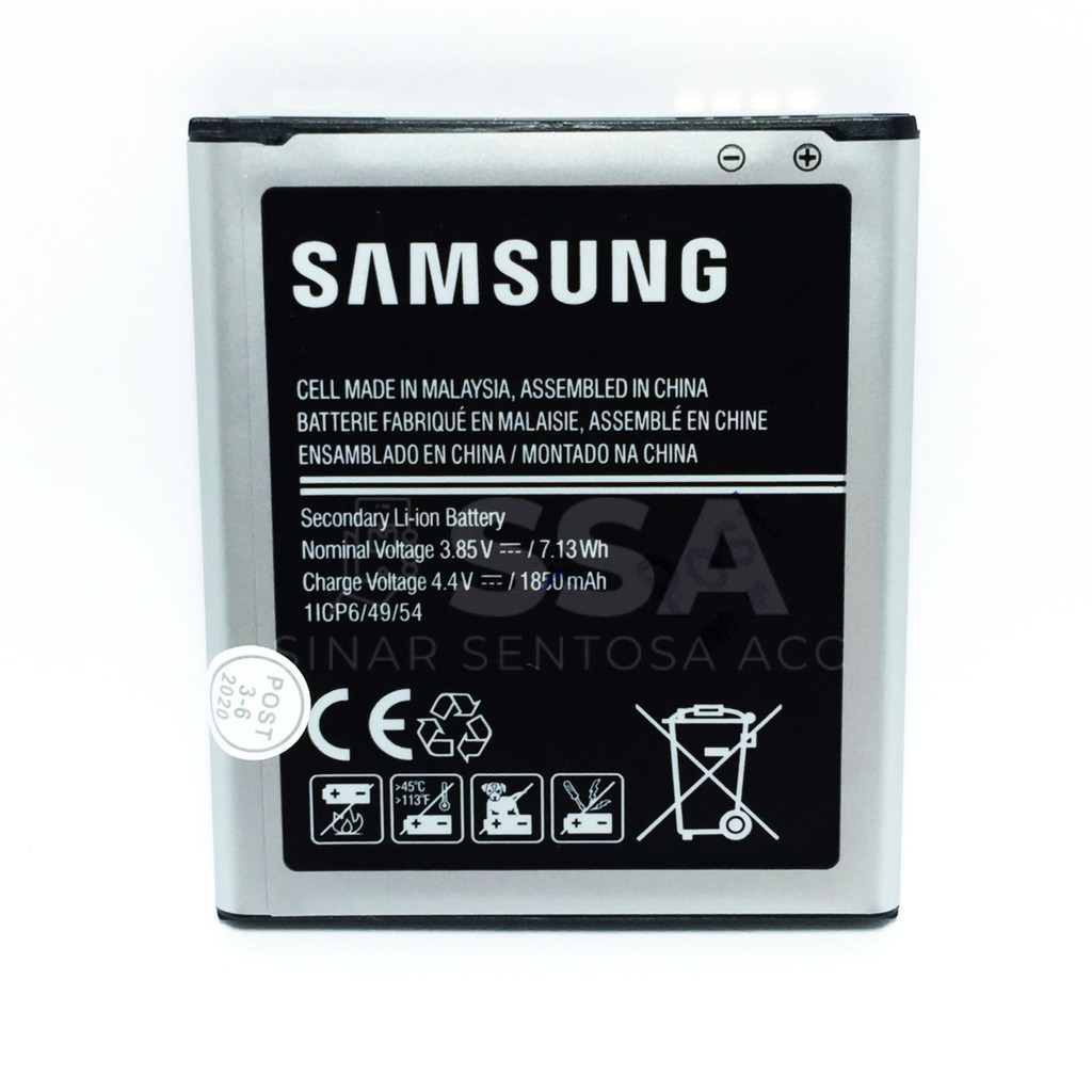 Baterai Original 100% Samsung Galaxy J1 J100 J1 2015 EB-BJ100CBE J100CBE Batrai Batre HP Garansi Ori