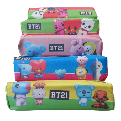 Kotak Pensil BTS/BT21 Tempat Kotak Pensil Army Kpop Murah Lucu-2