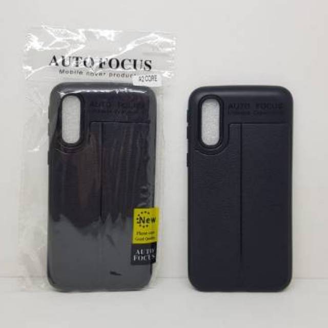 Auto Focus Samsung A2 Core 5.0 inchi Leather Soft Case Samsung A260 Motif Kulit Jeruk