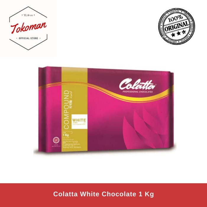 

Ht6362D Colatta White Chocolate 1 Kg / Coklat Putih Compound Ht5