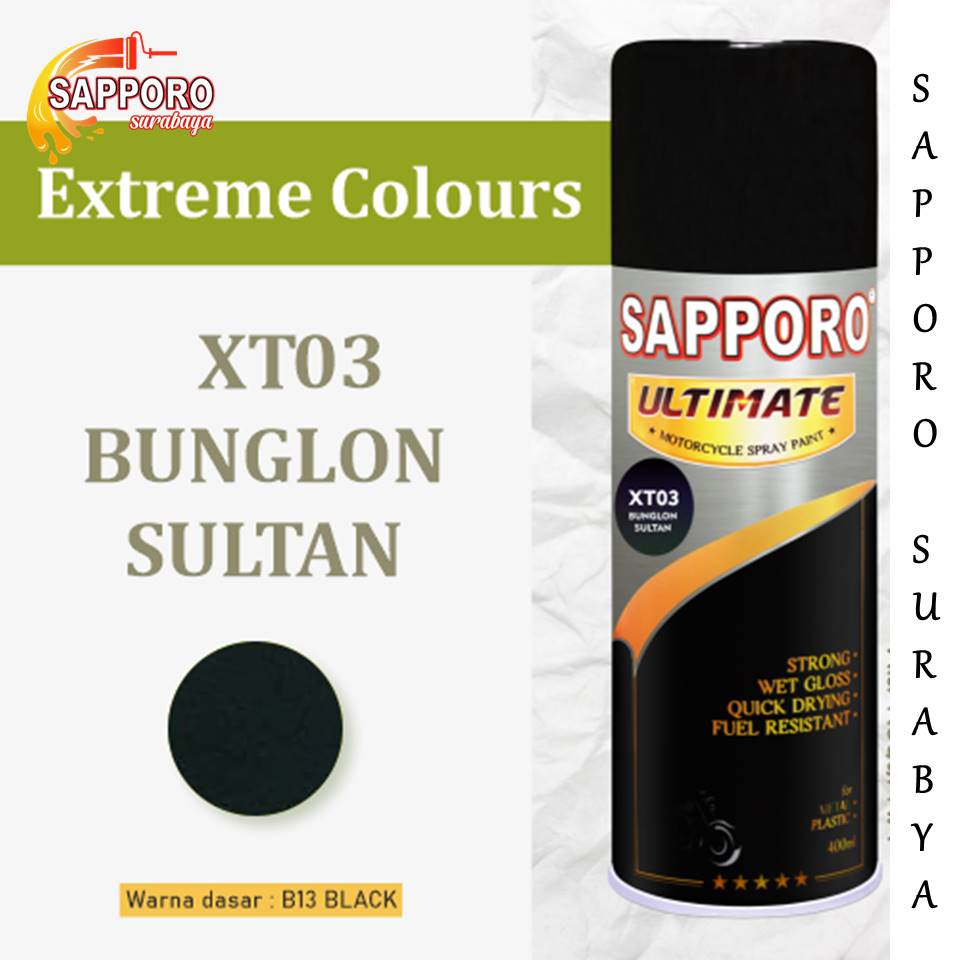 Sapporo Ultimate XT03 Bunglon Sultan / Cat semprot pilok / pylox / Sapporo spray 400 ml