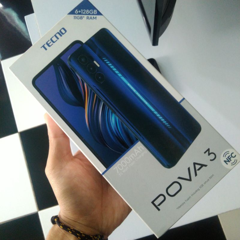 TECNO POVA 3 128+6GB second mulus -Exreview