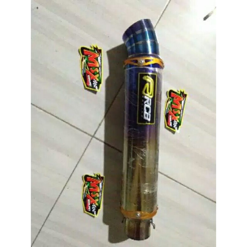 silencer knalpot RCB bluemoon silencer knalpot only inlet 50