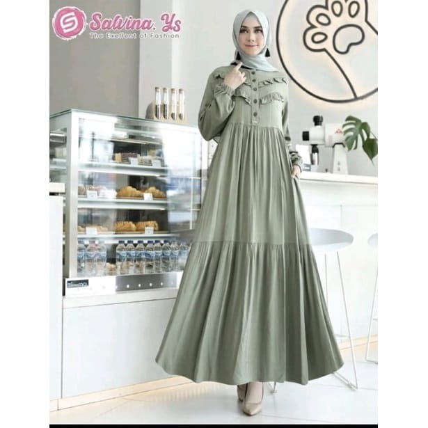 MIDI DRESS SALVINA TERBARU / MIDI DRESS ORI BY SALVINA YS / MIDI DRESS TERBARU