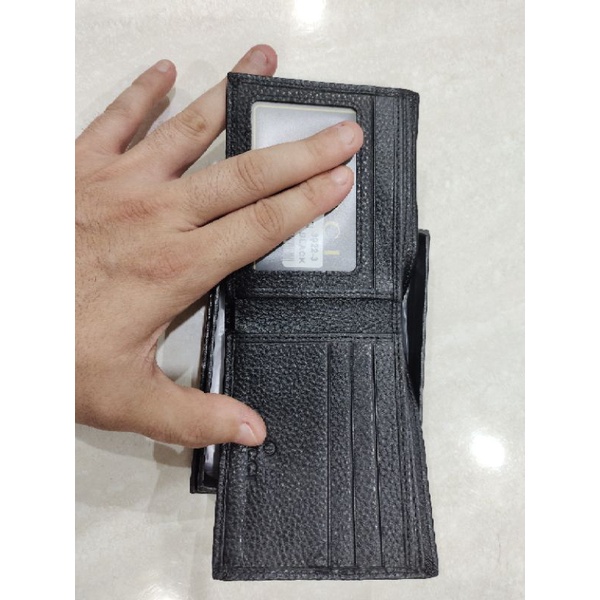 dompet pendek list hijau