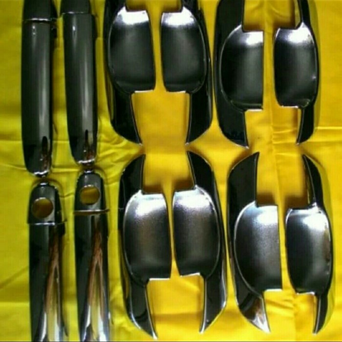 Paket Outer Cover Handle Mobil Toyota Vios 2003-2012 Chrome
