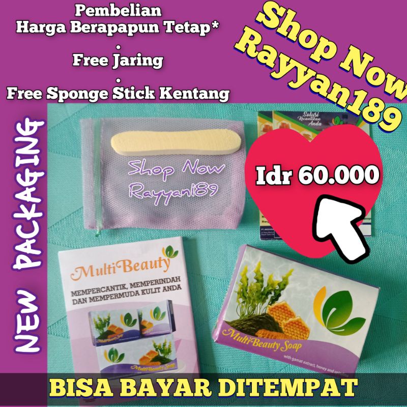 1 BATANG SABUN MULTYBEAUTY SKINCARE 1 BATANG SABUN MULTY BEAUTY SKINCARE 1 BATANG SABUN MBS SKINCARE