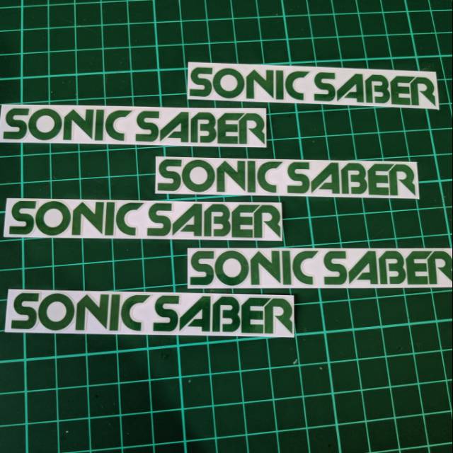 Sticker Sonic Saber Tamiya Mini 4wd