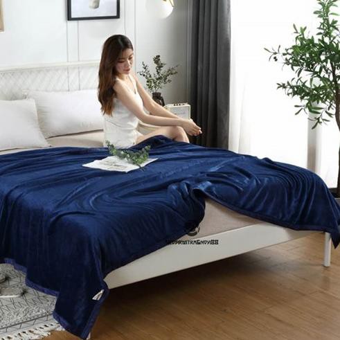 ➹ Selimut Bulu Halus Selimut Dewasa Polos Selimut Bulu Polos Selimut Hotel Ukuran Single ➳