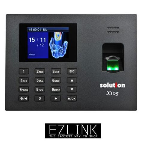 Solution X105-Id Mesin Absensi Finger Print