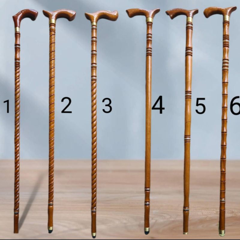 TONGKAT JALAN KAYU ULIN./KAYU BESI TONGKAT BANTU JALAN LANSIA.TONGKAT RINGAN DAN KUAT