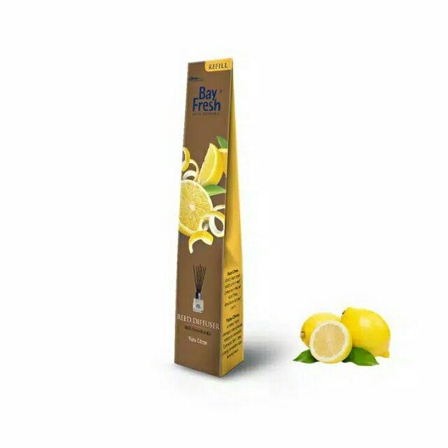 BAY FRESH REED DIFFUSER AIR FRESHENER AROMATHERAPY AROMA THERAPY PENGHARUM RUANGAN BAYFRESH-YUZU CITRON REFILL
