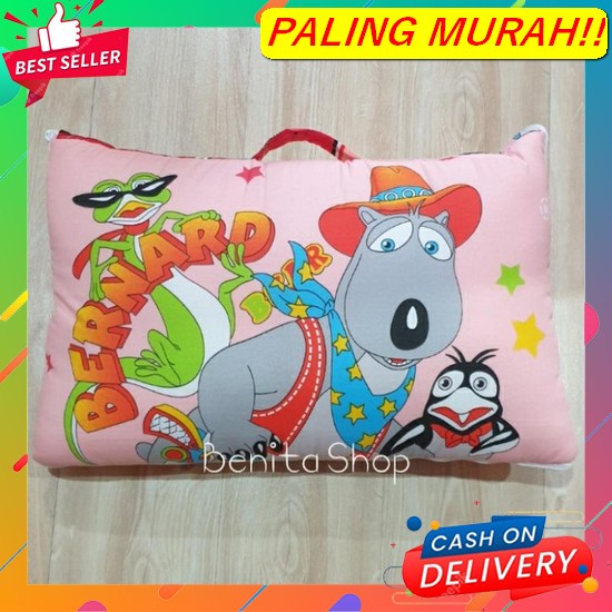 Bantal Selimut Karakter Selimut Boneka2 In 1 2022Selimut Anak Selimut  Balmut Kotak Bernard - Pink