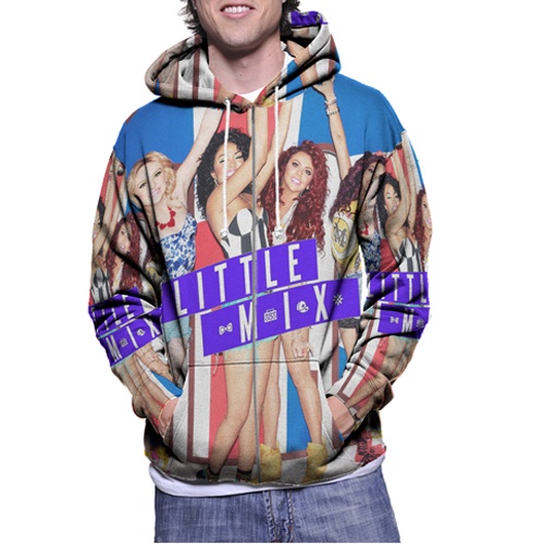 Jaket Hoodie Little Mix Hoodie Fullprint Casual Zipper Hoodie Fullprint New Casual Unisex Hoodie Rit