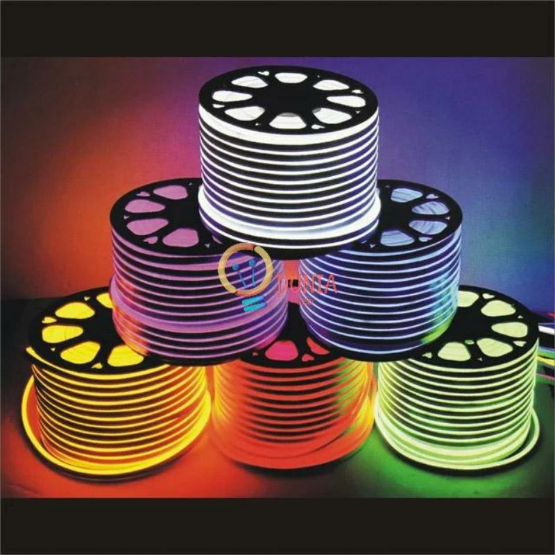 LAMPU LED NEON FLEX SELANG AC 220V METERAN FLEXIBLE SIGN STRIP OUTDOOR DAN INDOOR ANTI AIR