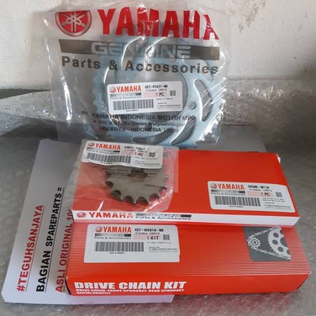 Gear Set / Gir Set RX King RXKing RXK 4STWE01AB0 Asli Original Yamaha