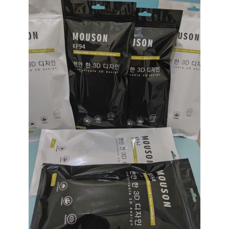 Fashion masker / Masker KF94 mouson pack plastik klip
