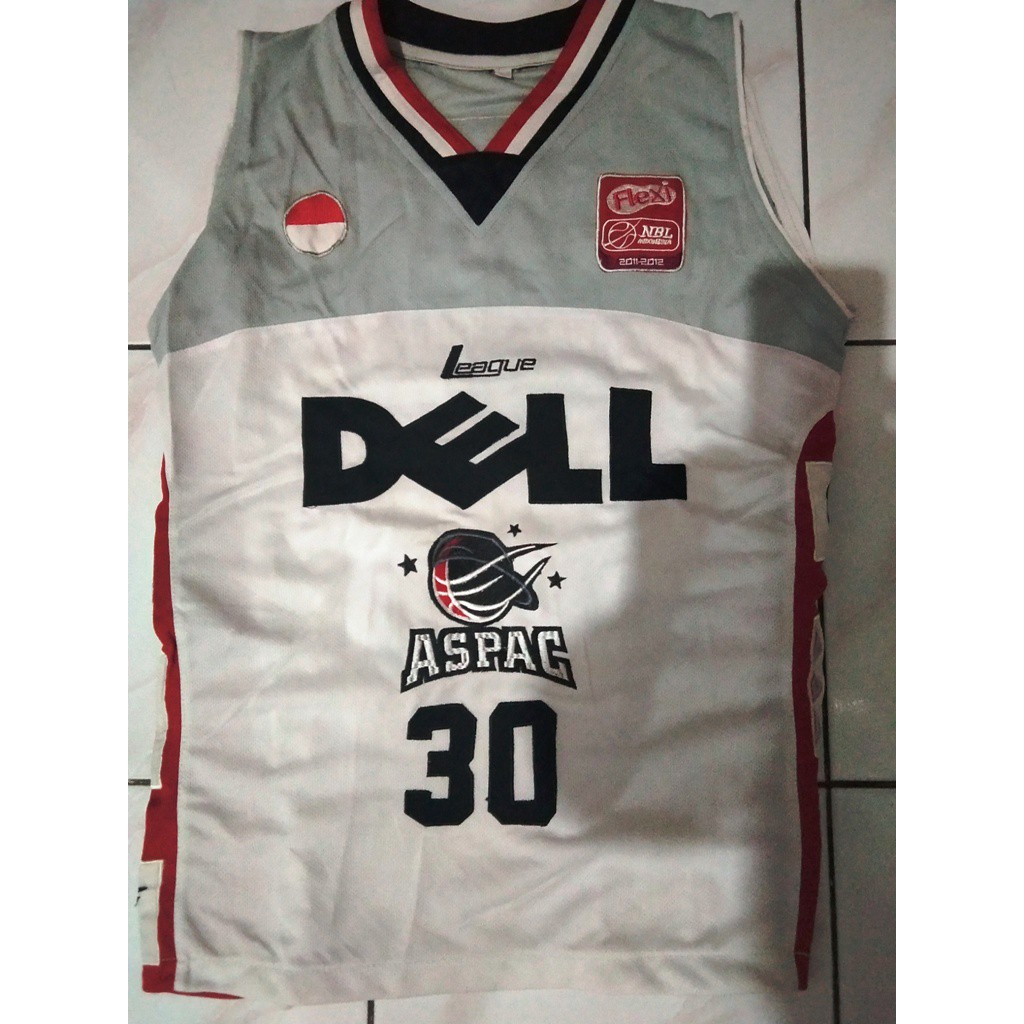 Jersey Basket ASPAC 30 XAVERIUS abu putih KW Lokal
