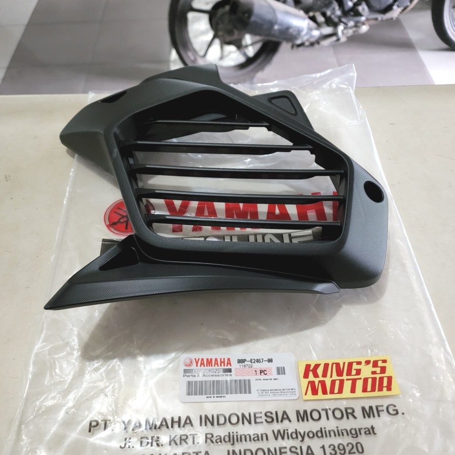 COVER TUTUP RADIATOR NEW AEROX CONNECTED 155 ASLI YAMAHA BBP E2467