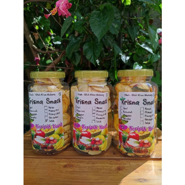 

PAKET 3 TOPLES KERIPIK BUAH (NANGKA,APEL,SALAK PONDOH)