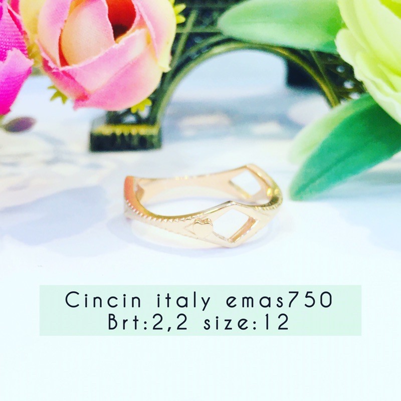 cincin italy rose gold