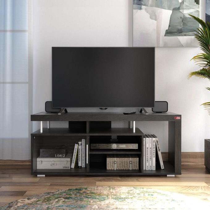 Monggo] Nexa 121 Rak Tv / Meja Tv Minimalis Pintu Kaca Geser