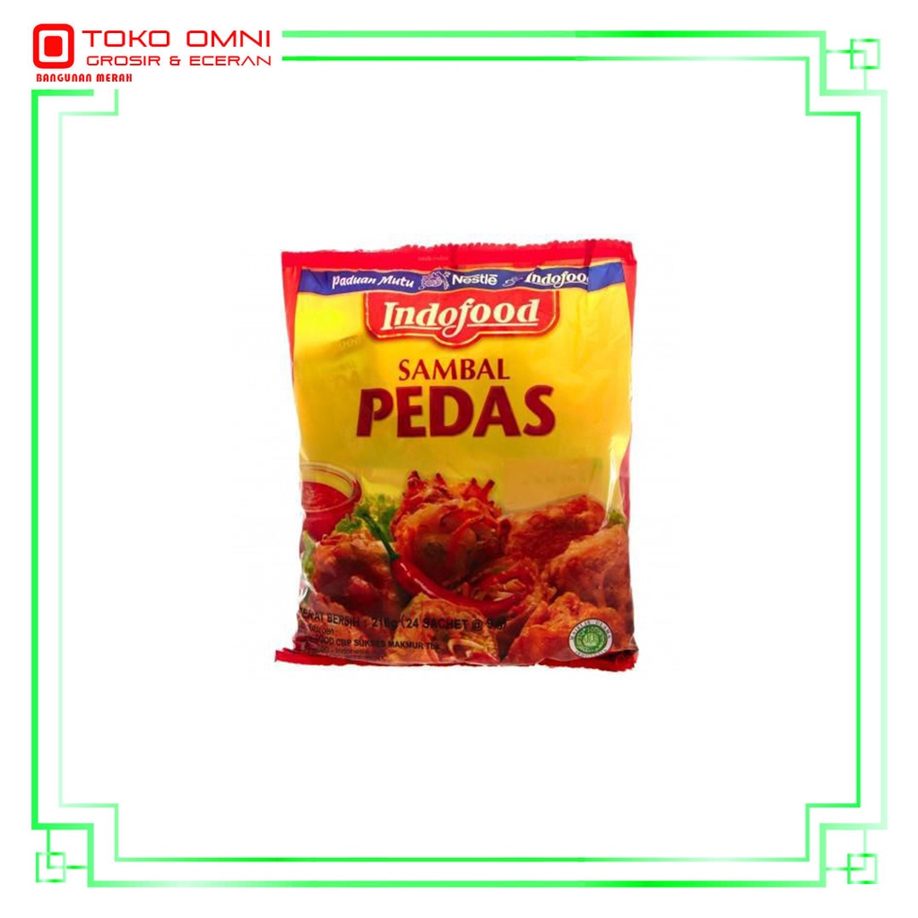 

INDOFOOD SAMBAL PEDAS SCH 24X9 g