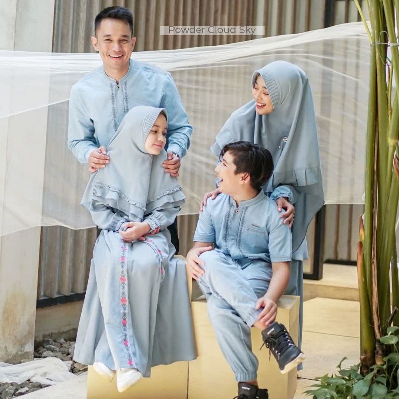 ALWA HIJAB | SARIMBIT JANNATI (Powder Cloud Sky)