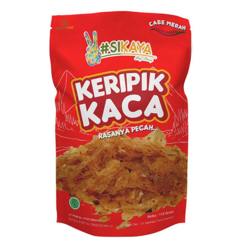 

Keripik Kaca Pedes 100g Keripik Beling Pedas Kripca SIKAYA