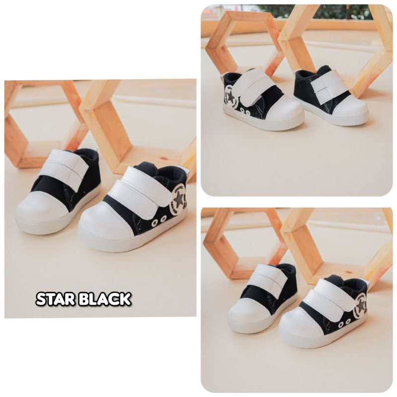 Sepatu Anak Bayi Laki-laki motif Kids Sport Bahan kanvas